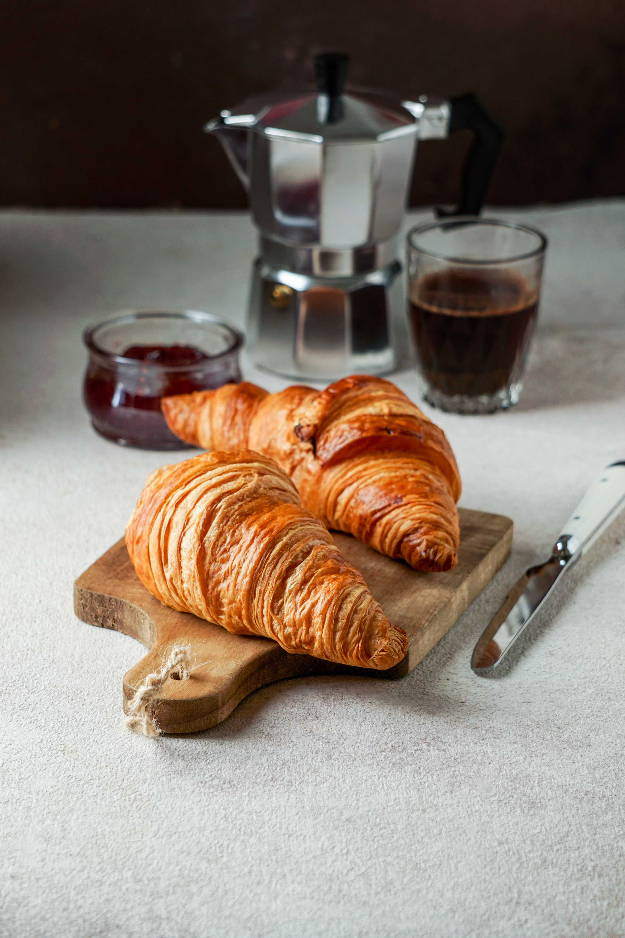 Croissants with Coffee 